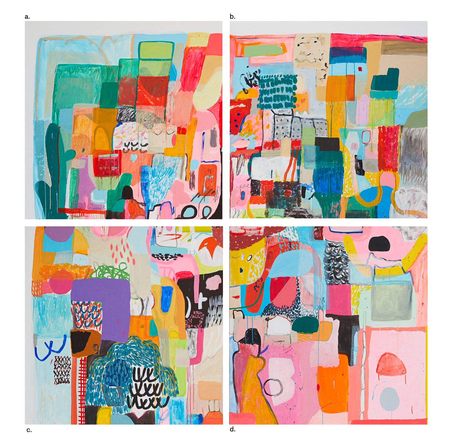 IMPERFECT 'Trails' Quadriptych - Limited Edition Giclee Print Set
