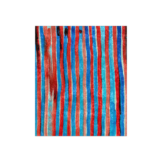 Candy Stripe Crushed Velvet Throw