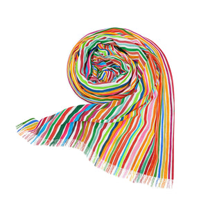 Popsicle Stripe Lightweight Scarf