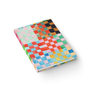 Pastel Checkerland Journal