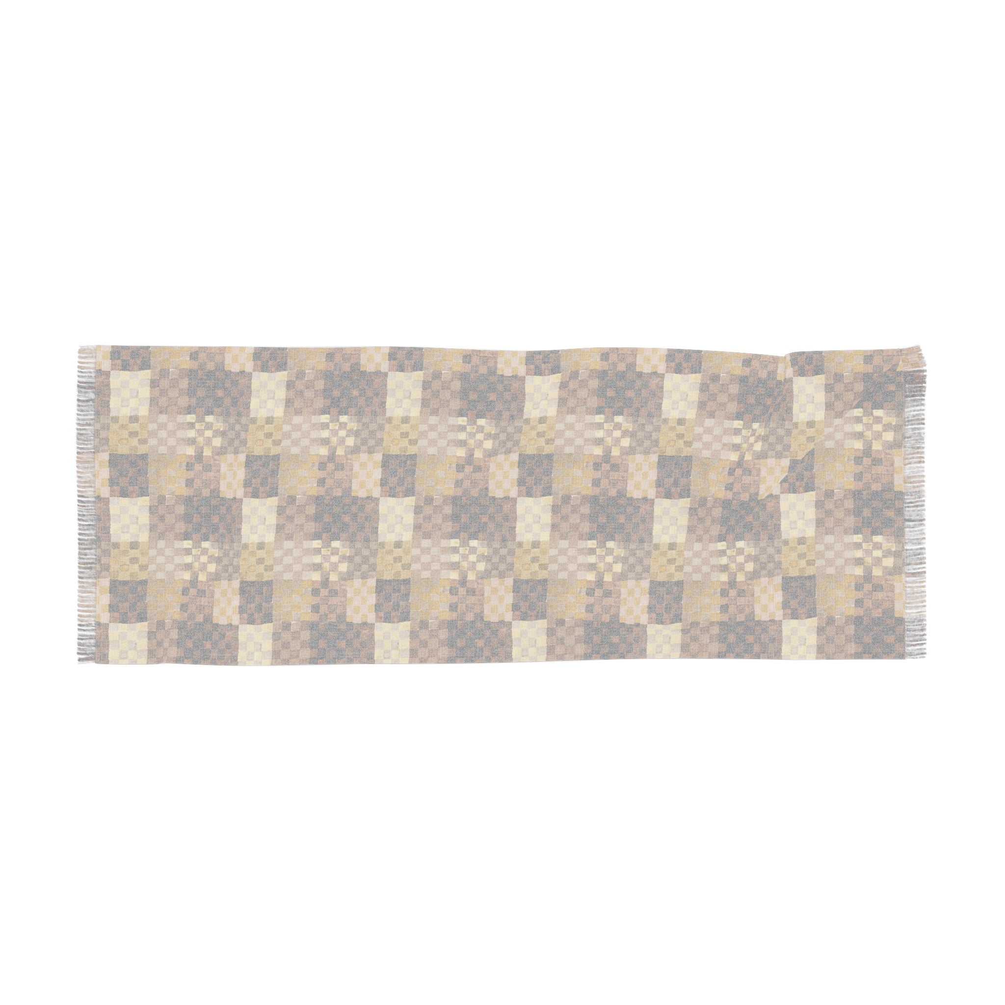 Neutrals Checkerland Lightweight Scarf