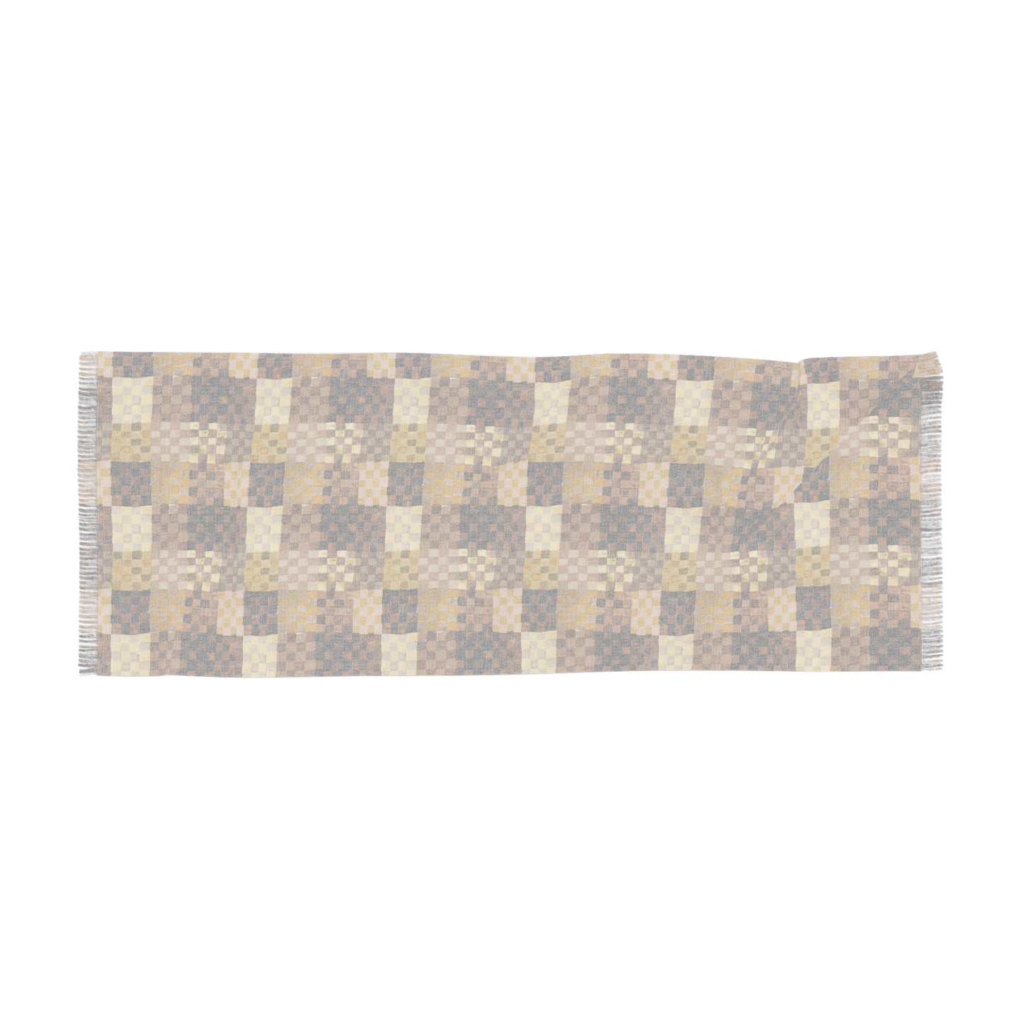 Neutrals Checkerland Lightweight Scarf