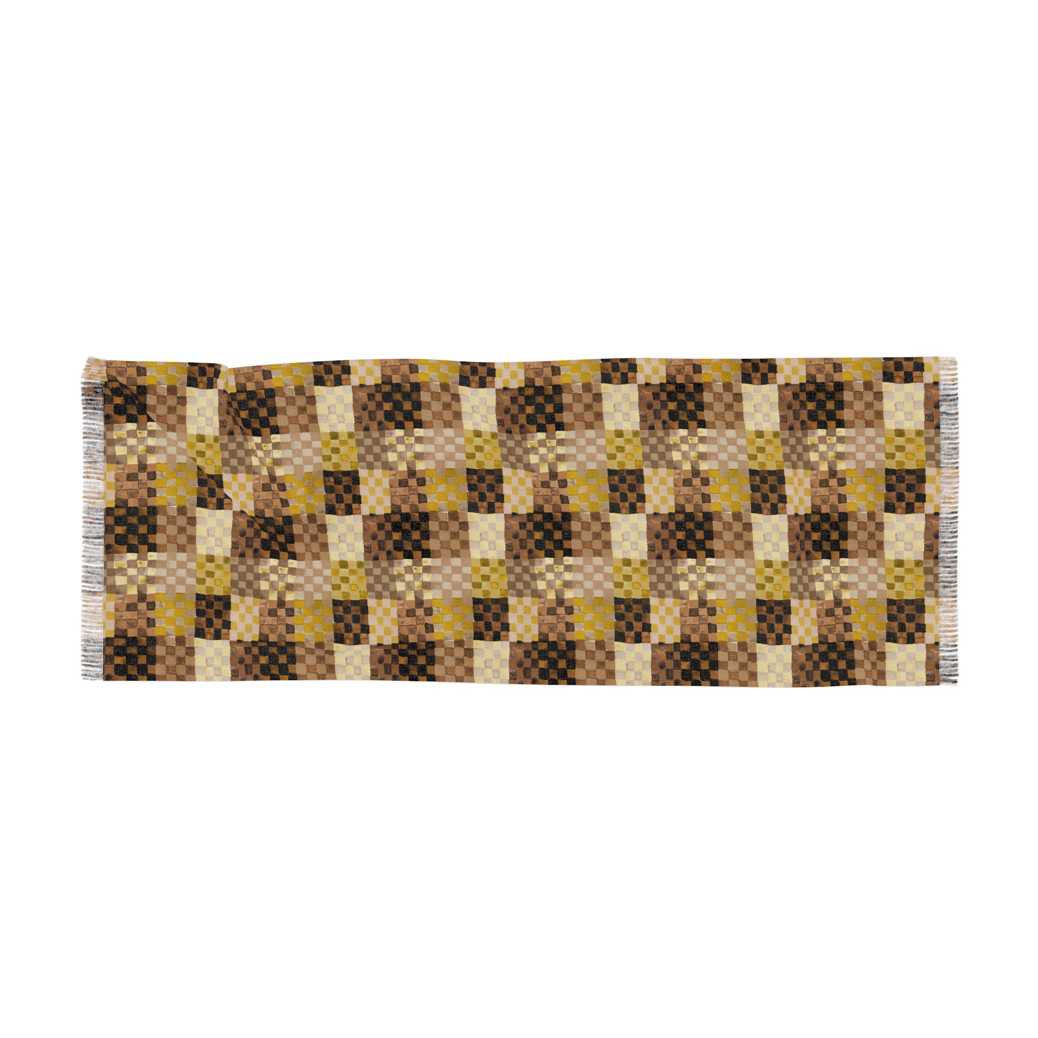 Neutrals Checkerland Lightweight Scarf