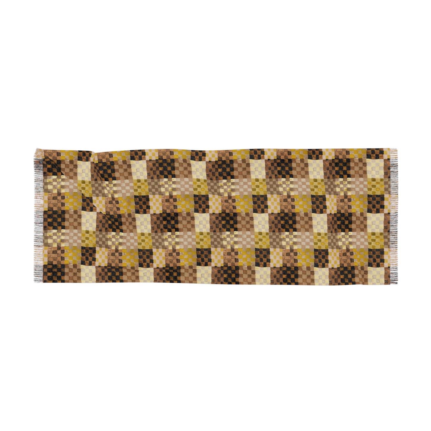 Neutrals Checkerland Lightweight Scarf