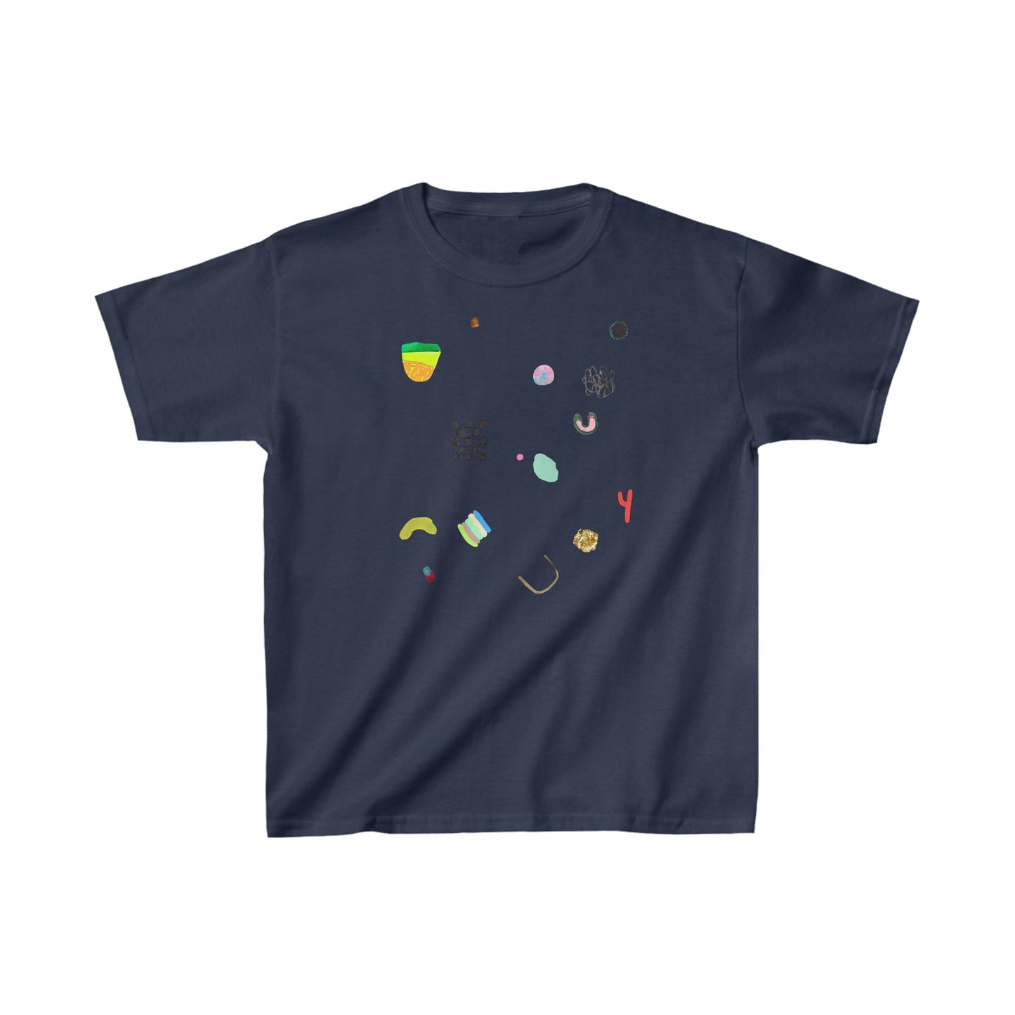 Kids Blob Party Fragments 01 Tee