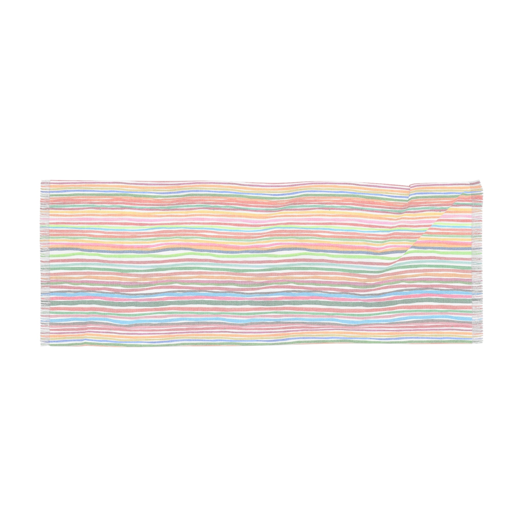 Popsicle Stripe Lightweight Scarf