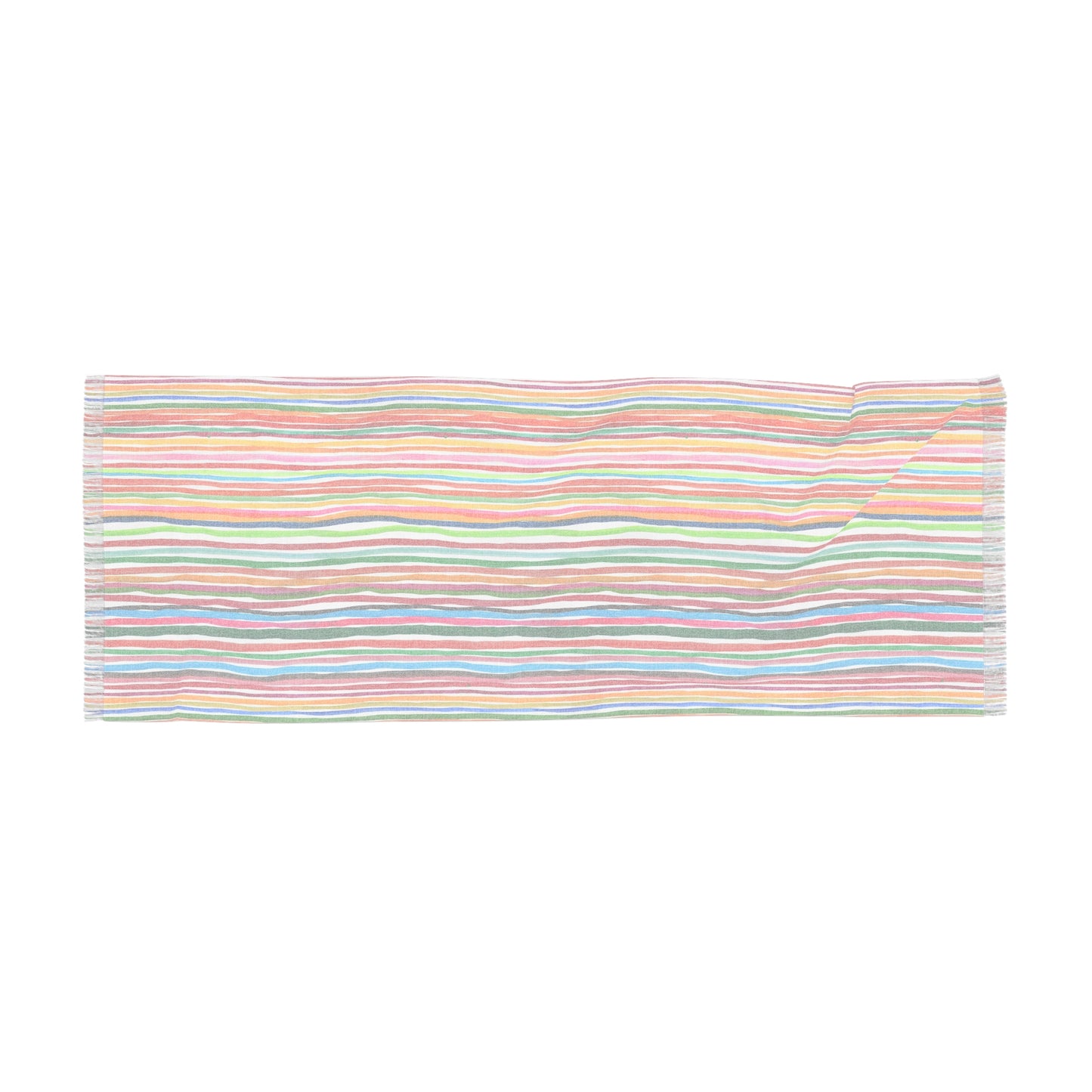 Popsicle Stripe Lightweight Scarf