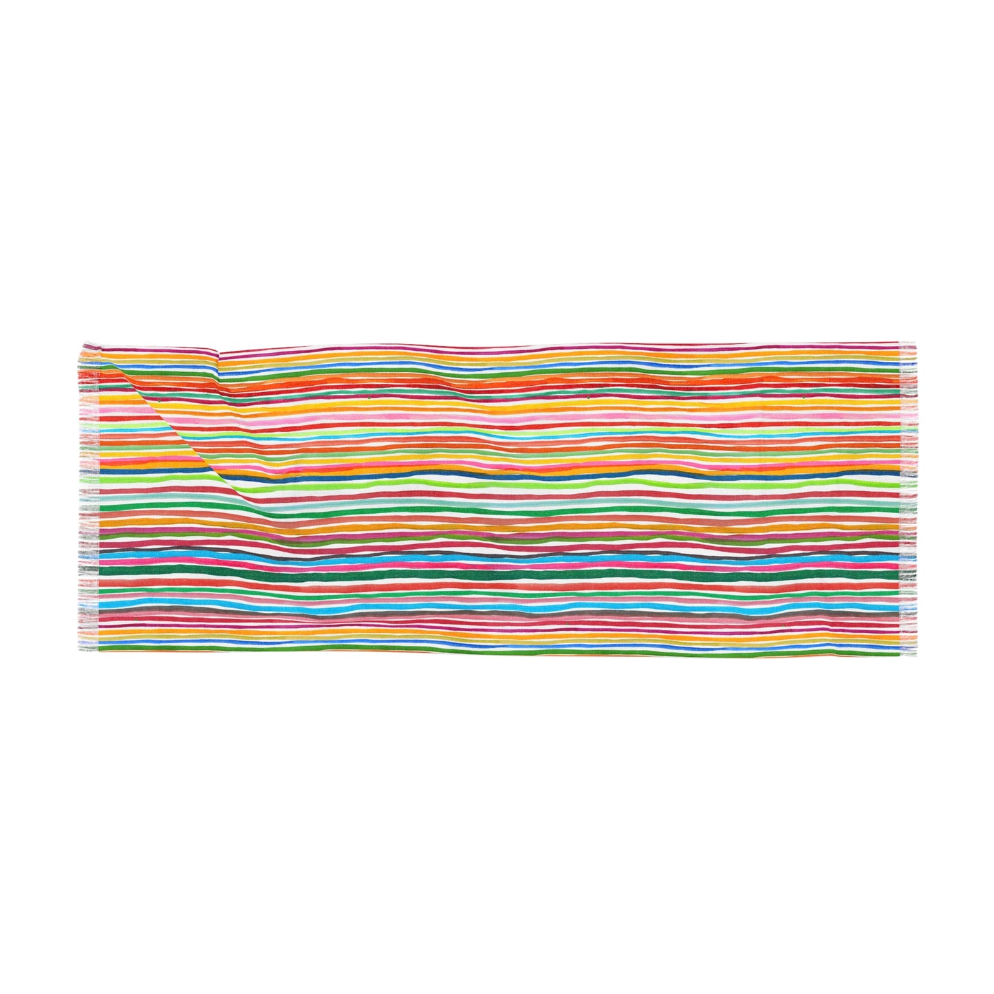 Popsicle Stripe Lightweight Scarf