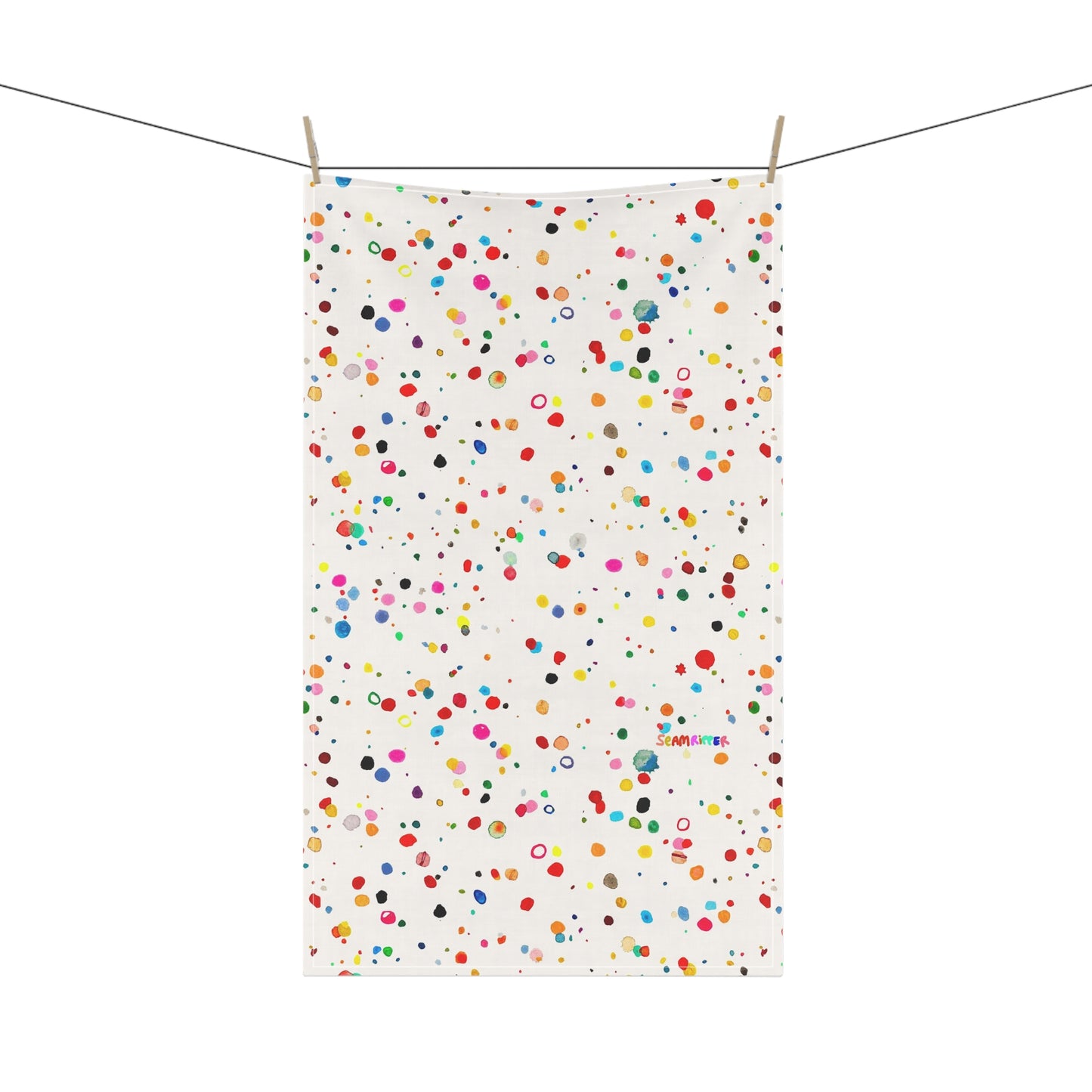 More Parties Confetti Cotton Tea Towel