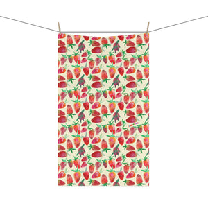 Strawberry Cotton Tea Towel