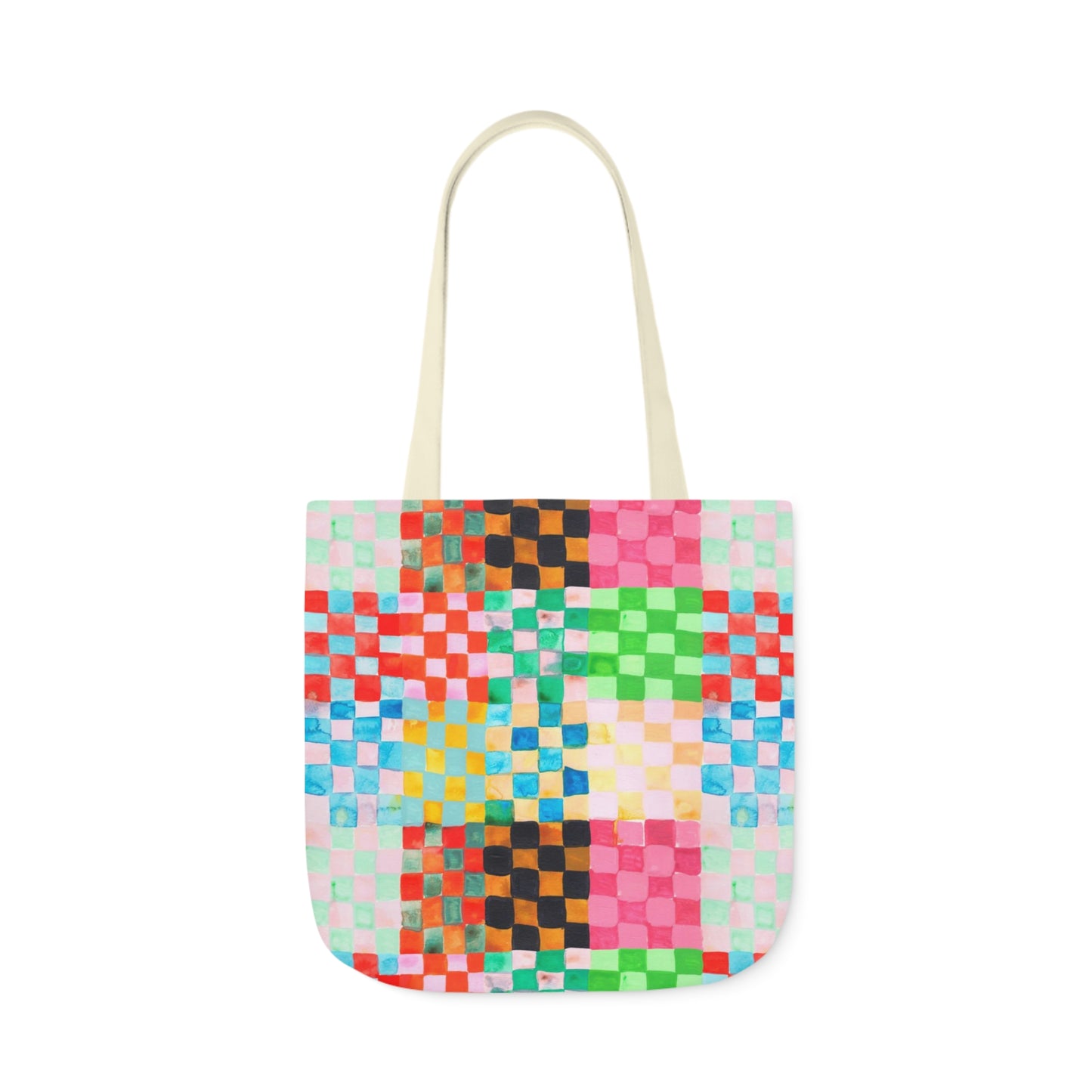 Pastel Checkerland Tote