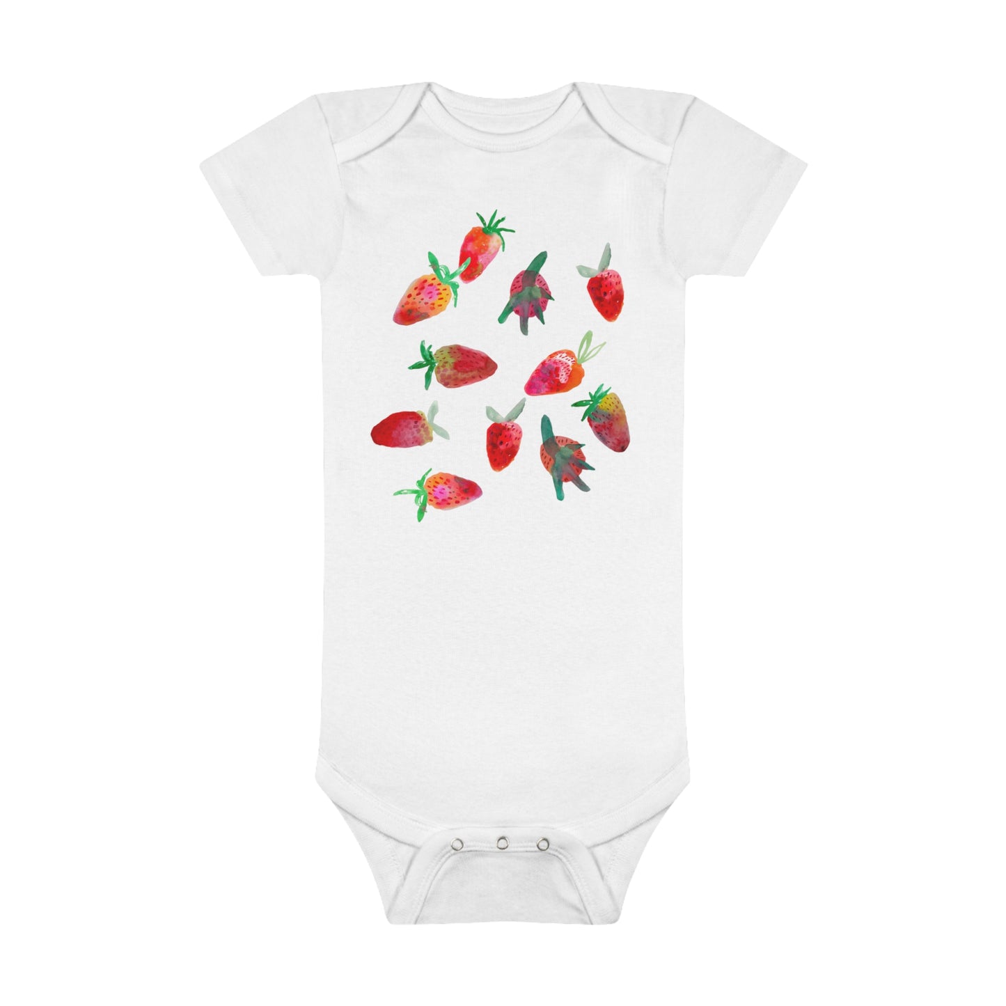 Strawberry Juicy Organic Baby Onesie®