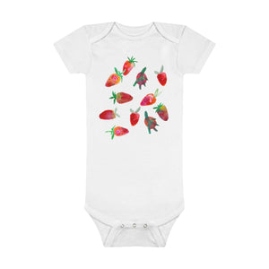Strawberry Juicy Organic Baby Onesie®