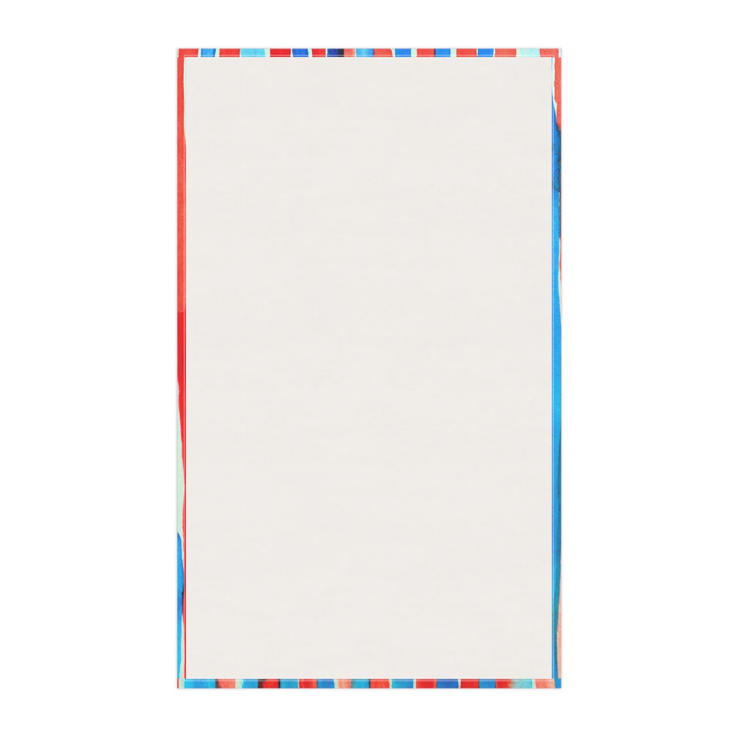 Blue + Red Stripe Cotton Tea Towel