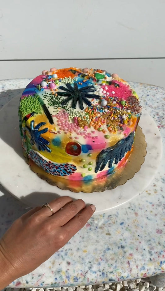 Class 01: ✨ Learn to Decorate My Mixed Media Artist-Style Sprinkle + Fondant Cake