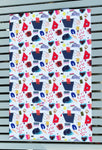 Art Collage Microfiber Tea Towel