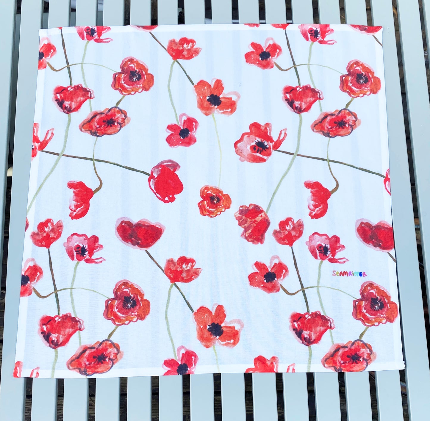 California Poppies Broadcloth Napkin Set