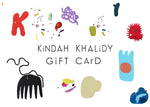 kindah khalidy shop gift card