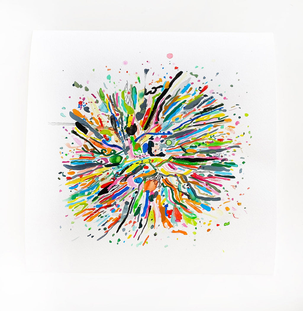 Ready To Ship - 'Burst 03' - Limited Edition Giclee Print