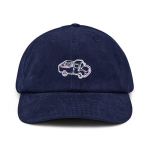 Truck Embroidered Corduroy hat