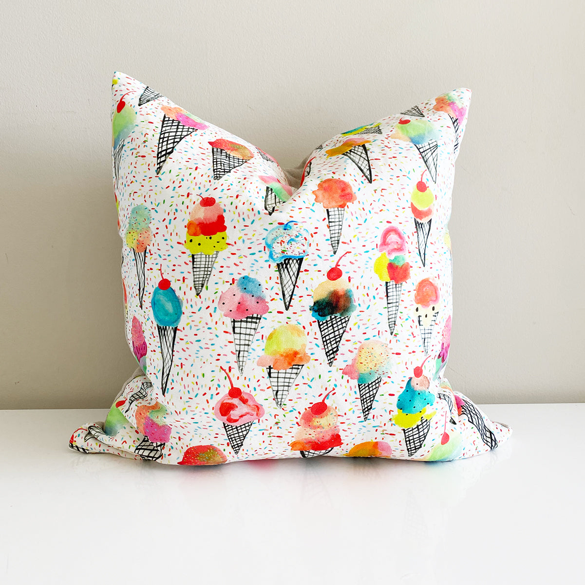 Ice Cream Sprinkles Pillow