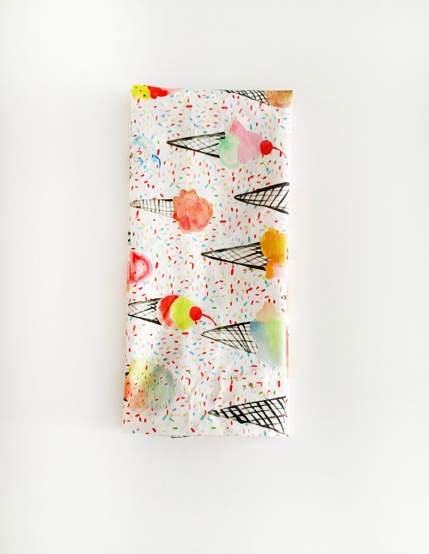 Ice Cream & Sprinkles Tea Towel