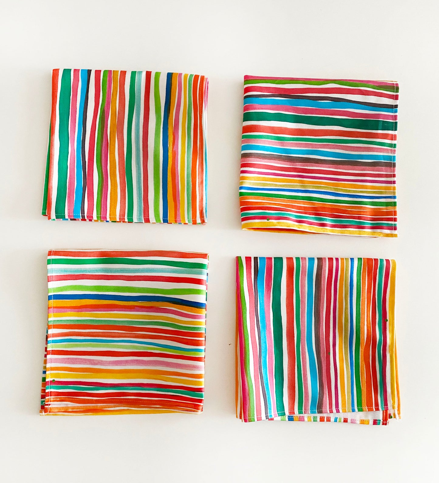 Prismatic Stripe Napkin Set